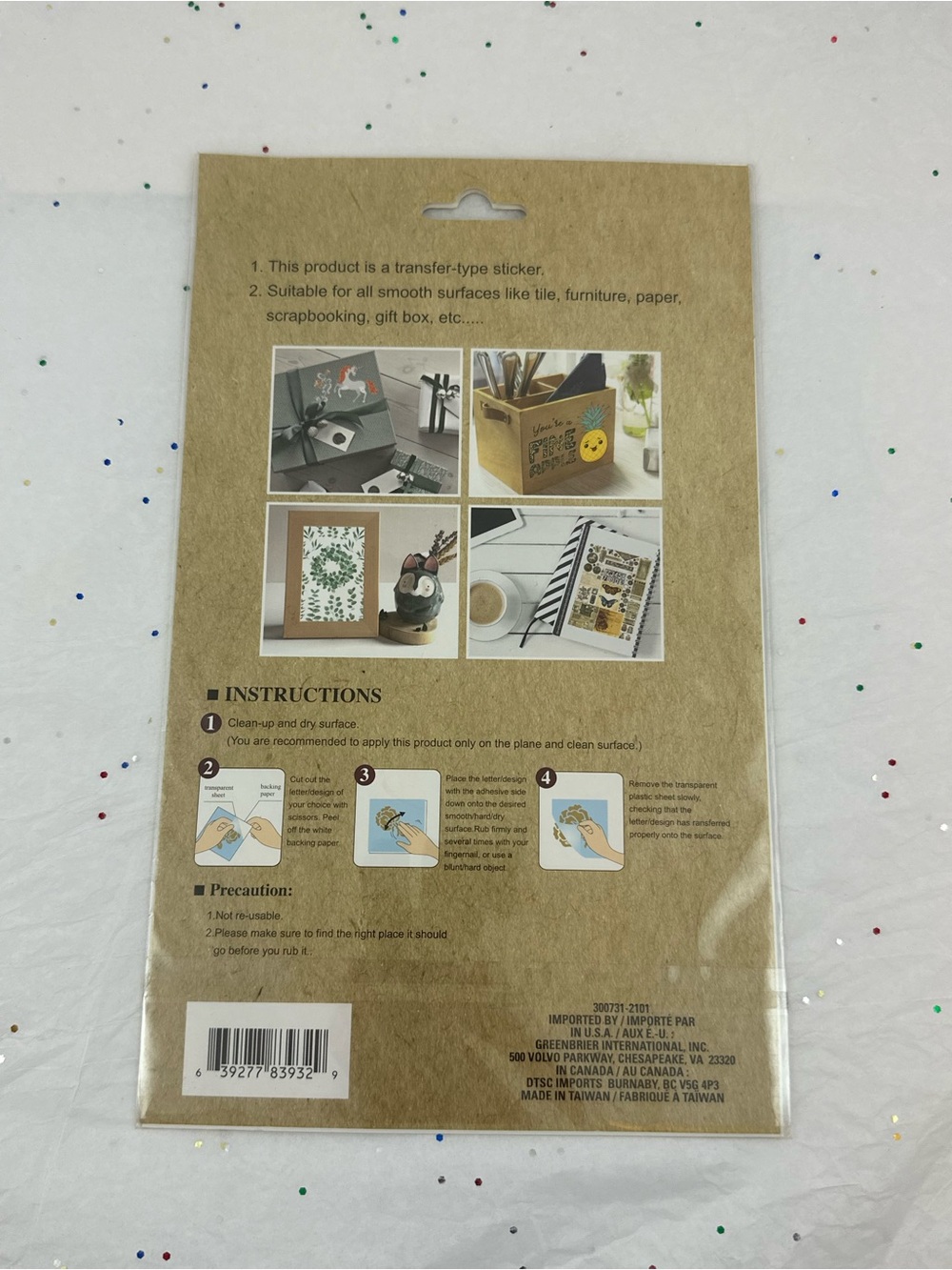 Craft Stencil & Sticker Pack (5) - Picture 7 of 11